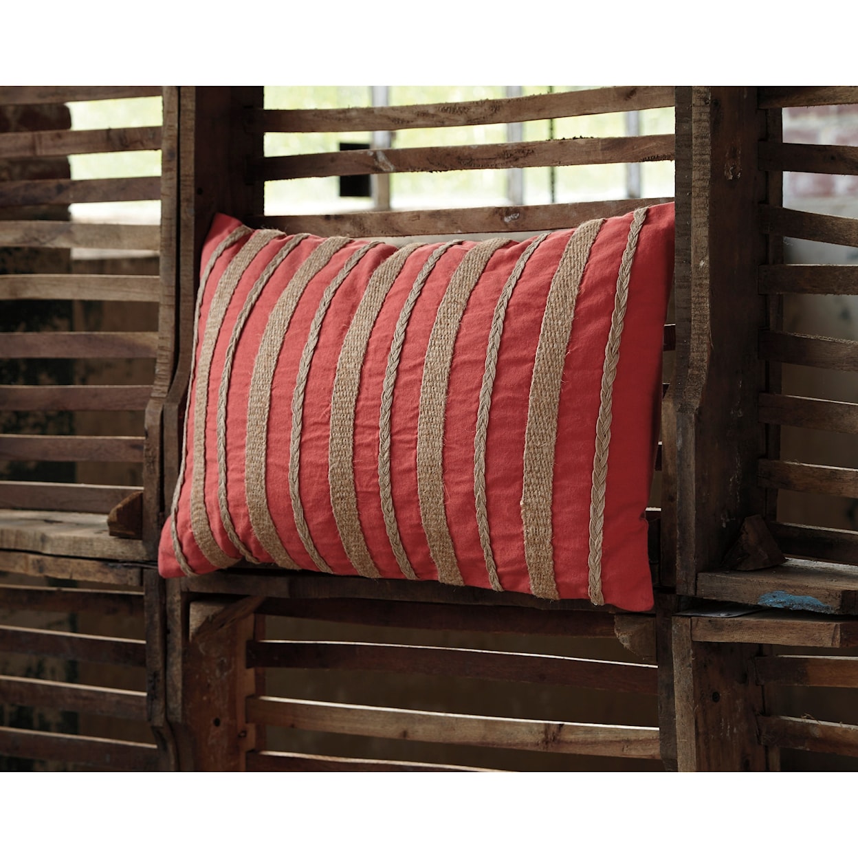 Signature Design by Ashley Furniture Pillows Zackery Coral Pillow