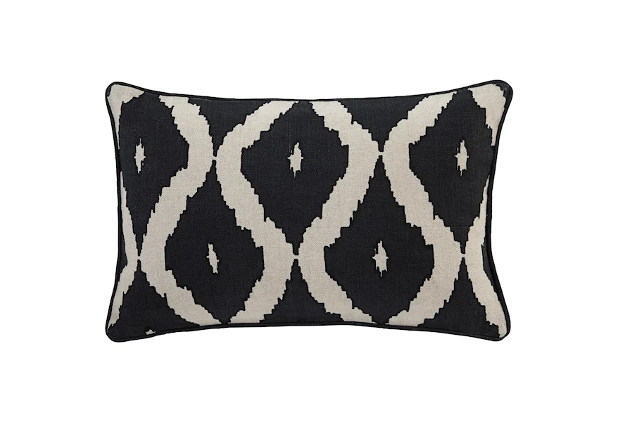 Pillows Tildy - Black/Natural Lumbar Pillow by Signature Design by Ashley Furniture at Sam's Appliance & Furniture