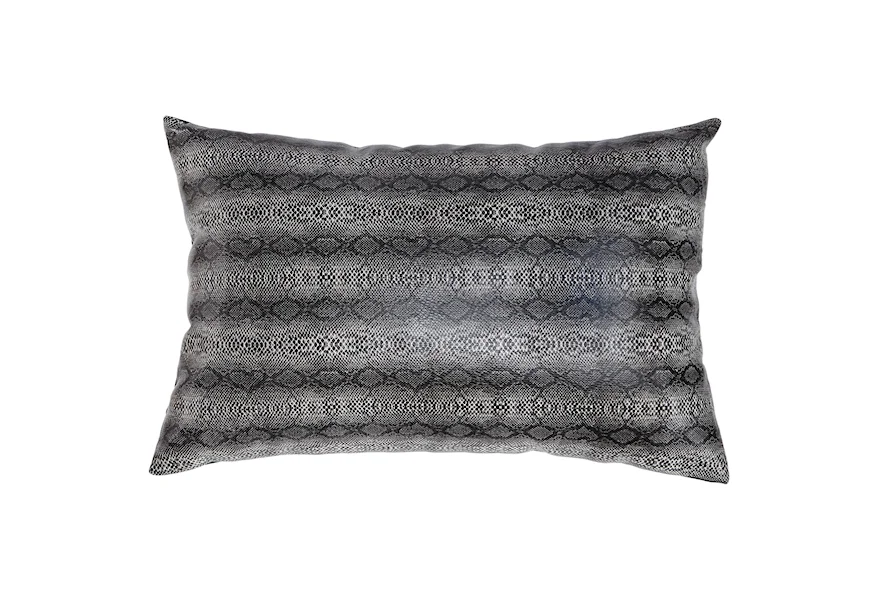 Pillows Savier Black/Gray Pillow by Signature Design by Ashley at Lapeer Furniture & Mattress Center