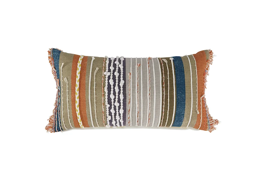 Pillows Dereon Multicolor Boho Pillow by Signature Design by Ashley at Lapeer Furniture & Mattress Center