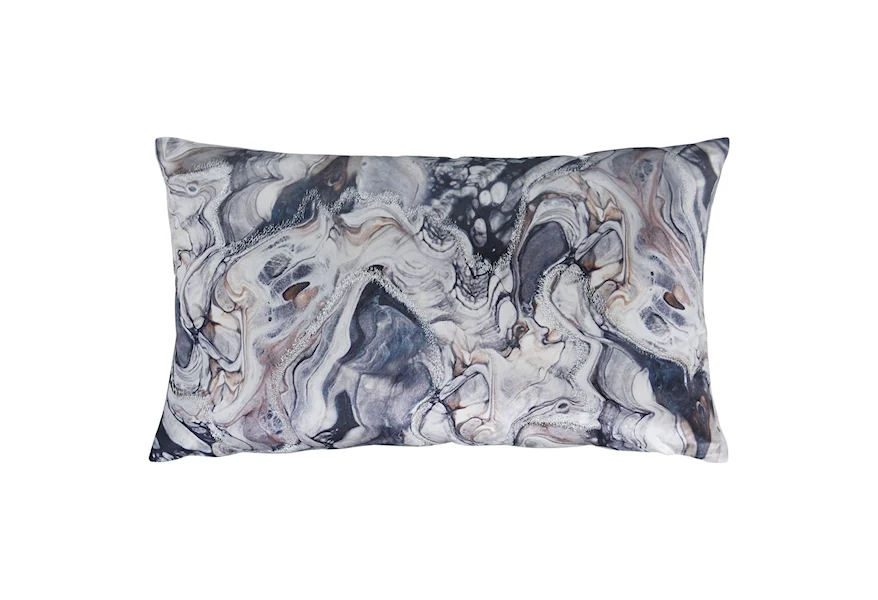 Pillows Carissa Gray/Blue Pillow by Signature Design by Ashley at Lapeer Furniture & Mattress Center