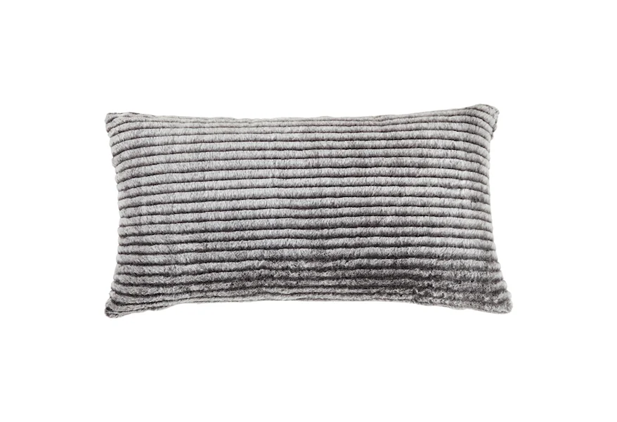 Pillows Metea Black/Gray Pillow by Signature Design by Ashley at Furniture Fair - North Carolina