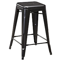 Retro Contemporary Metal Stool