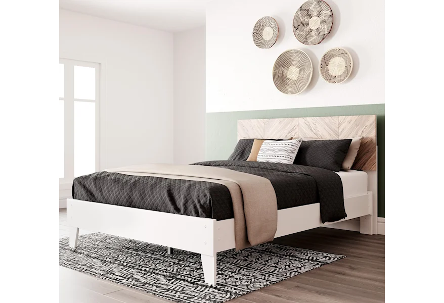 Piperton Queen Panel Platform Bed by Ashley (Signature Design) at Johnny Janosik