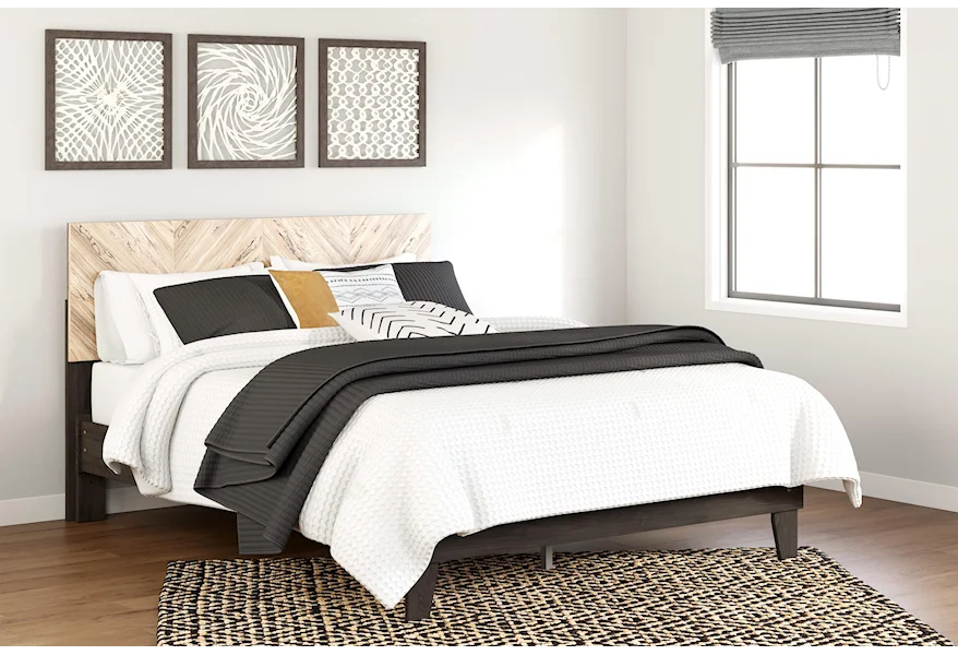 Piperton 3 Piece Queen Bed Set with Nightstand by Signature Design by Ashley at Sam Levitz Furniture