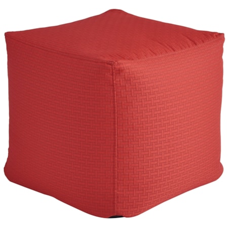 Sylas Red Pouf