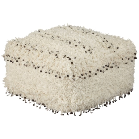 Celeste Oatmeal Pouf