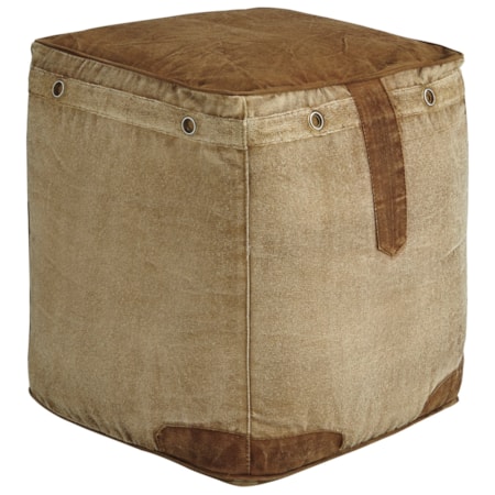 Cinnamon Natural Pouf