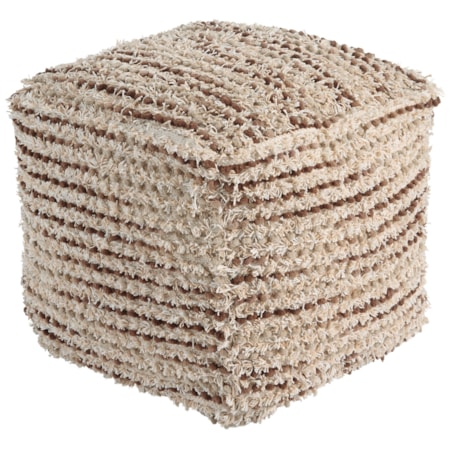 Jorge Brown/Cream Pouf