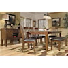 Signature Design by Ashley Furniture Ralene 7-Pc Dining Set with Bench