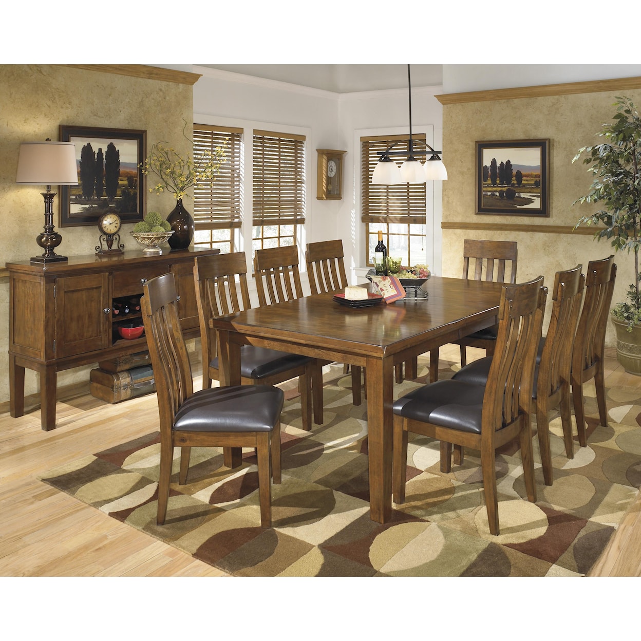 Signature Design by Ashley Ralene 9pc Dining Room Group