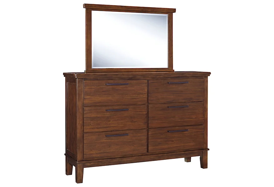 Ralene Dresser & Bedroom Mirror by Signature Design by Ashley at Furniture Fair - North Carolina