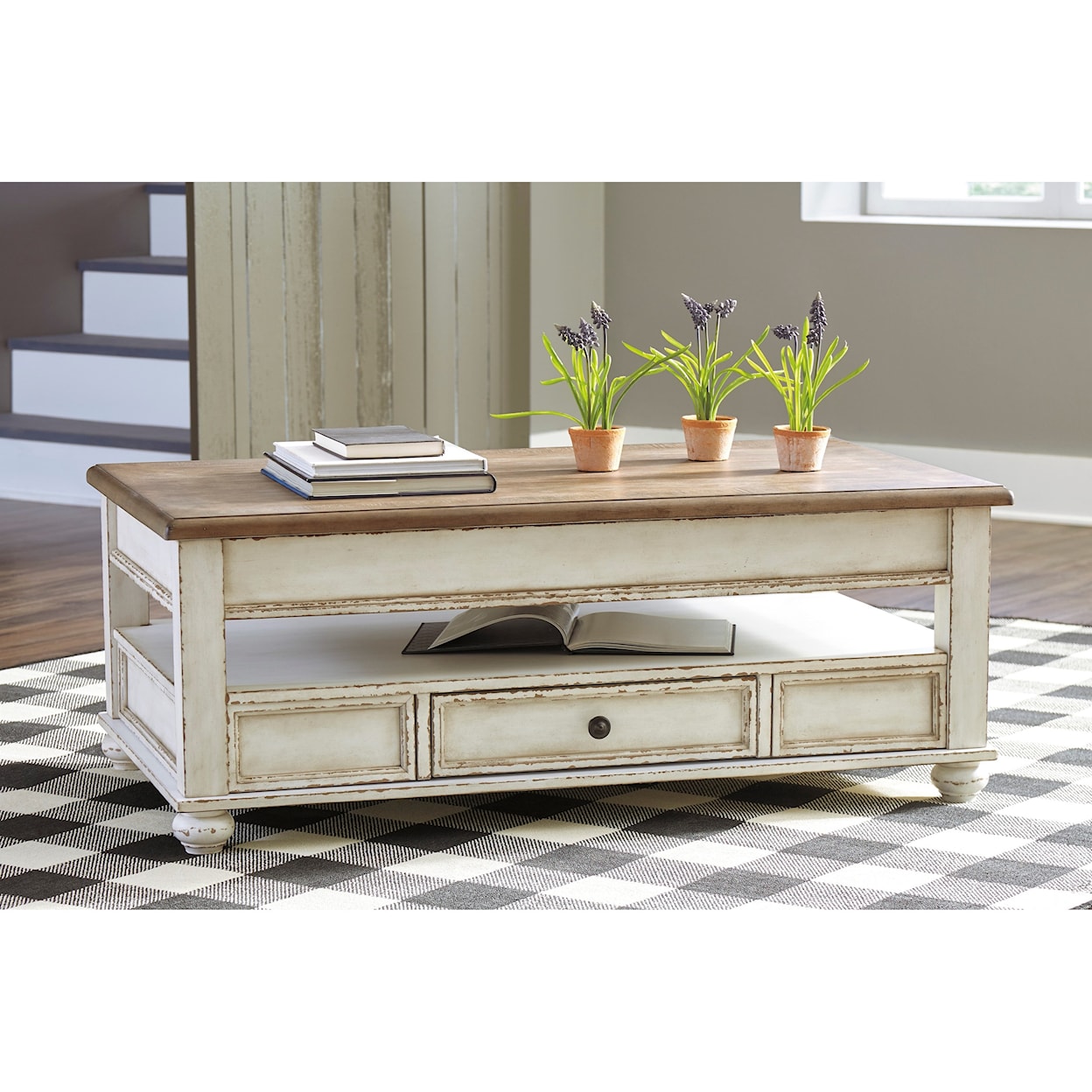 Michael Alan Select Realyn Lift-Top Cocktail Table