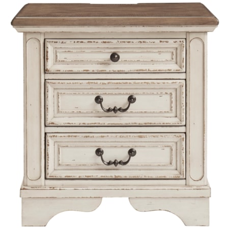 Three Drawer Night Stand
