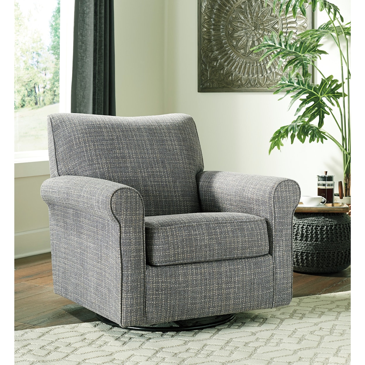 Signature Design by Ashley Renley Swivel Glider Accent Chair