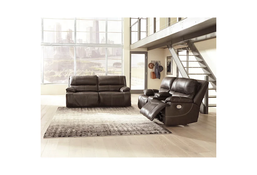 Ricmen Power Reclining Living Room Group by Signature Design by Ashley at Dream Home Interiors