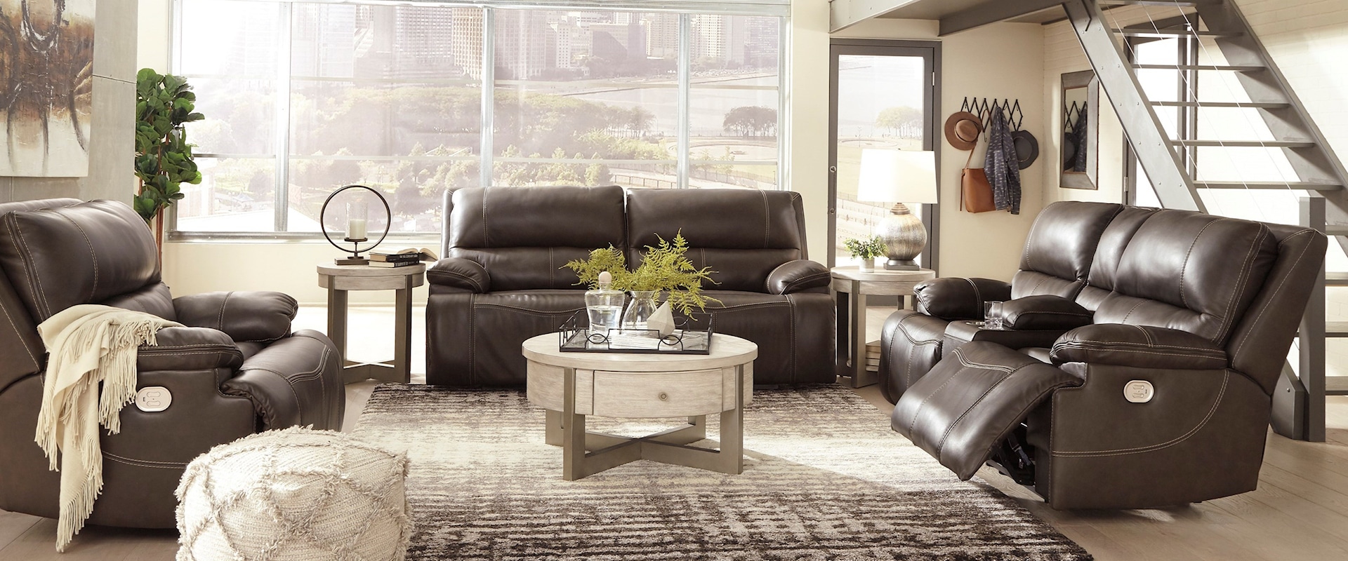 Power Reclining Living Room Group