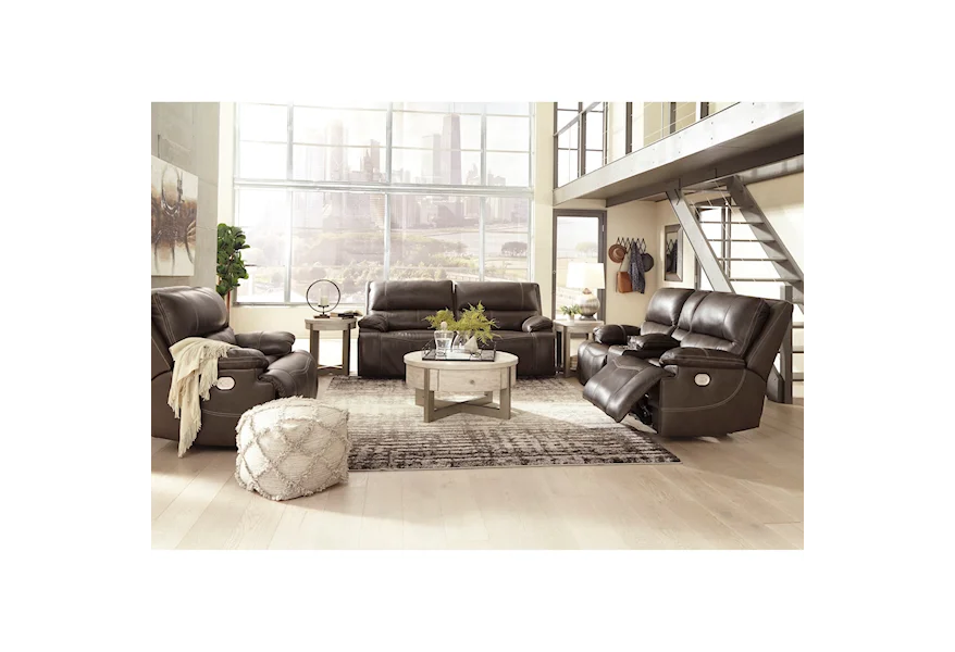 Ricmen Power Reclining Living Room Group by Signature Design by Ashley at Zak's Home Outlet