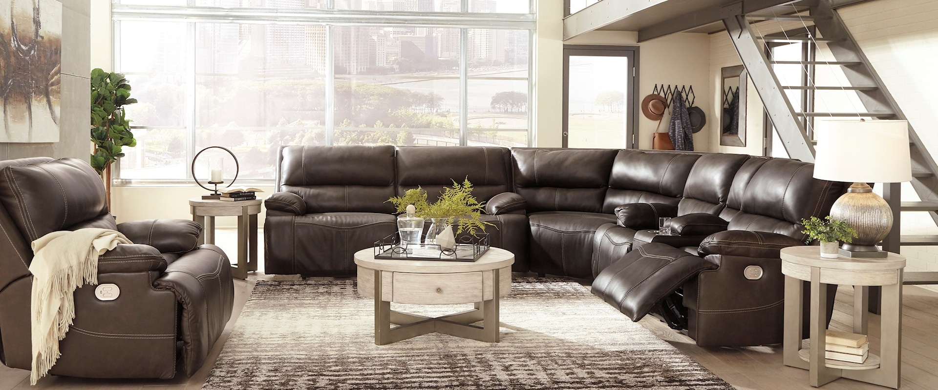 Power Reclining Living Room Group