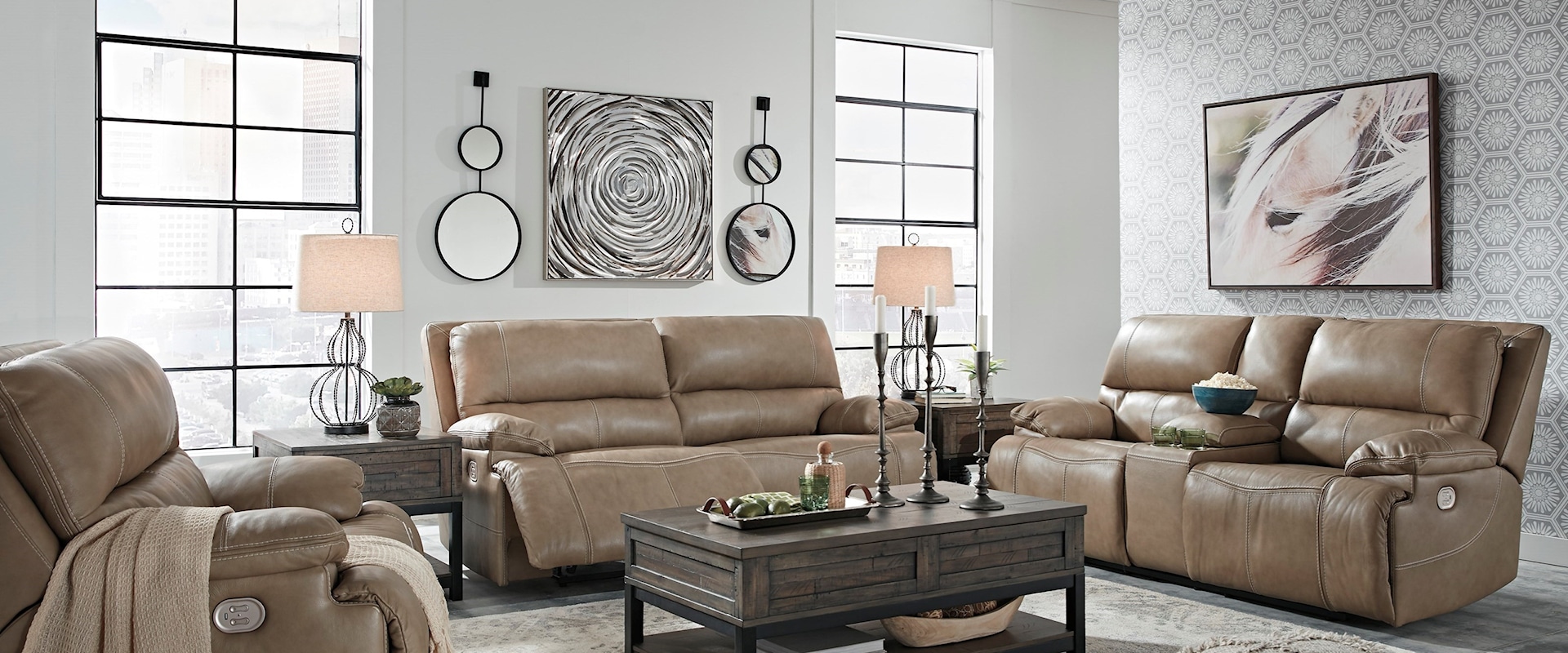 Power Reclining Living Room Group