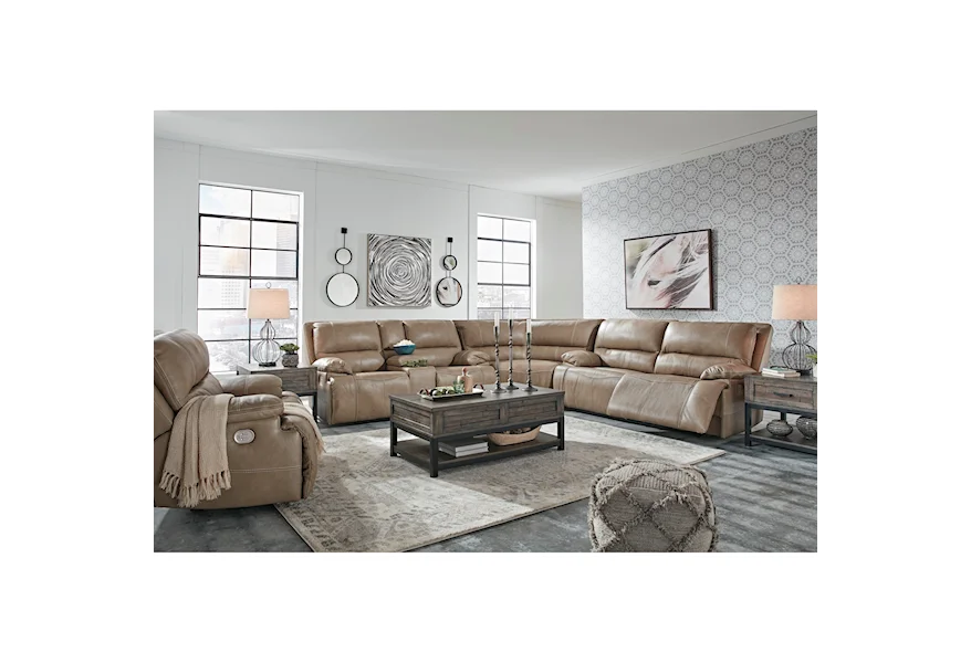 Ricmen Power Reclining Living Room Group by Signature Design by Ashley at Sam Levitz Furniture