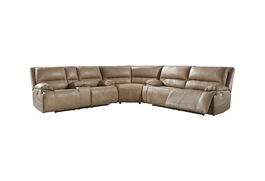 Ricmen 3-Piece Power Reclining Sectional by Signature Design by Ashley at Dream Home Interiors