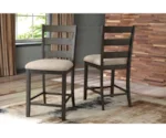 Signature Design by Ashley Rokane 3-Piece Rectangular Counter Table Set