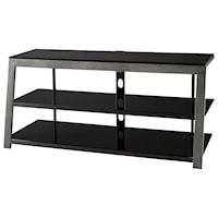 Contemporary Metal/Glass TV Stand