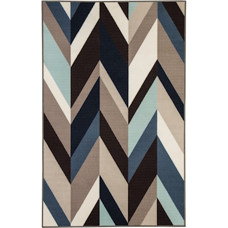 Keelia Blue/Brown/Gray Rug