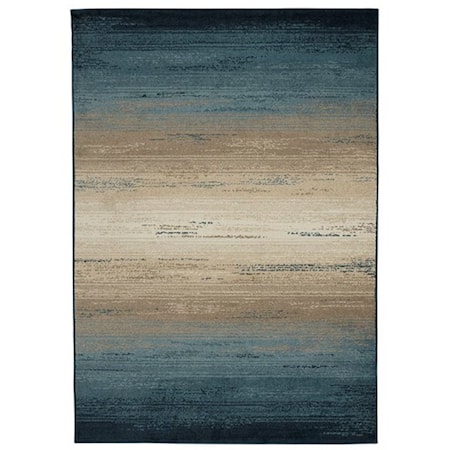 Ignacio Blue/Tan Large Rug