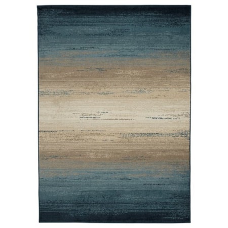 Ignacio Blue/Tan Medium Rug