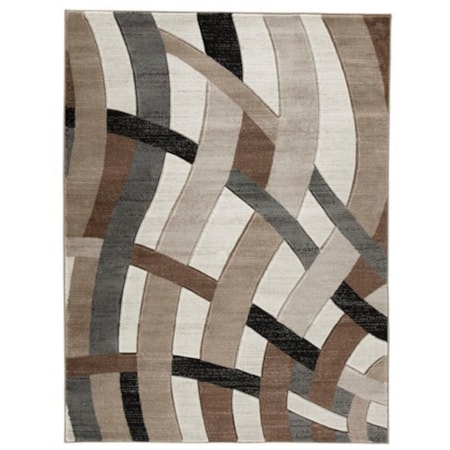 Jacinth Brown Large Rug