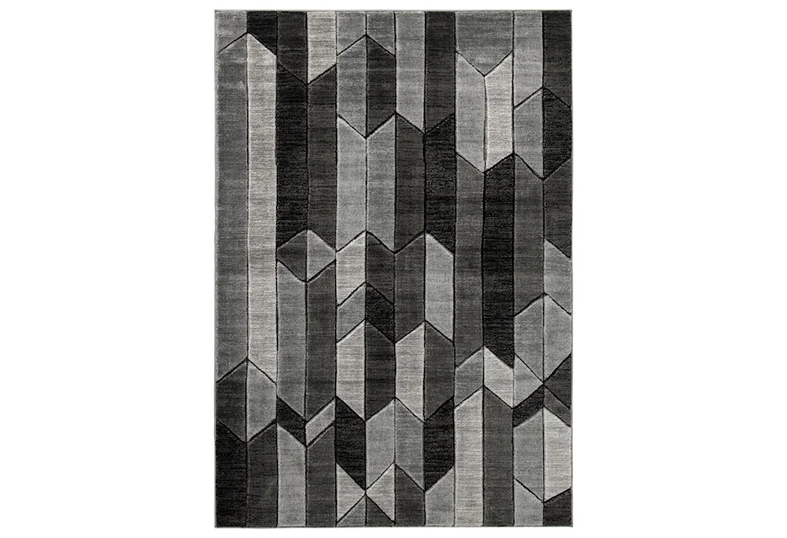 Contemporary Area Rugs Chayse Gray Large Rug by Signature Design by Ashley at Sam Levitz Furniture