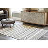 Signature Design by Ashley Contemporary Area Rugs Karalee Ivory/Brown Large Rug