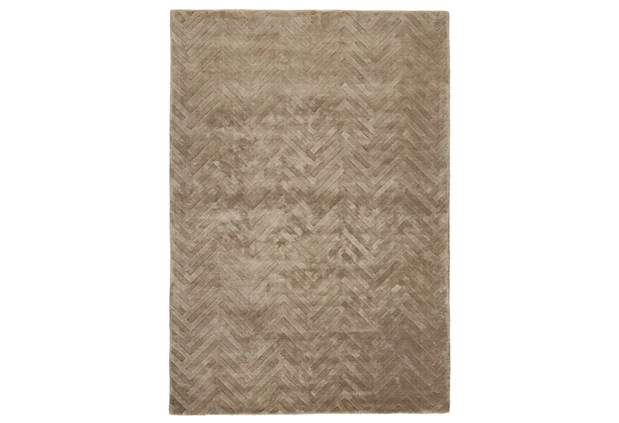 Contemporary Area Rugs Kanella Gold Large Rug by Signature Design by Ashley at Royal Furniture