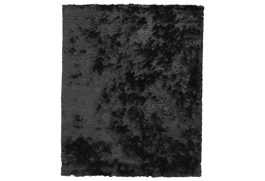 Contemporary Area Rugs Mattford Black Medium Rug by Signature Design by Ashley at Zak's Home Outlet