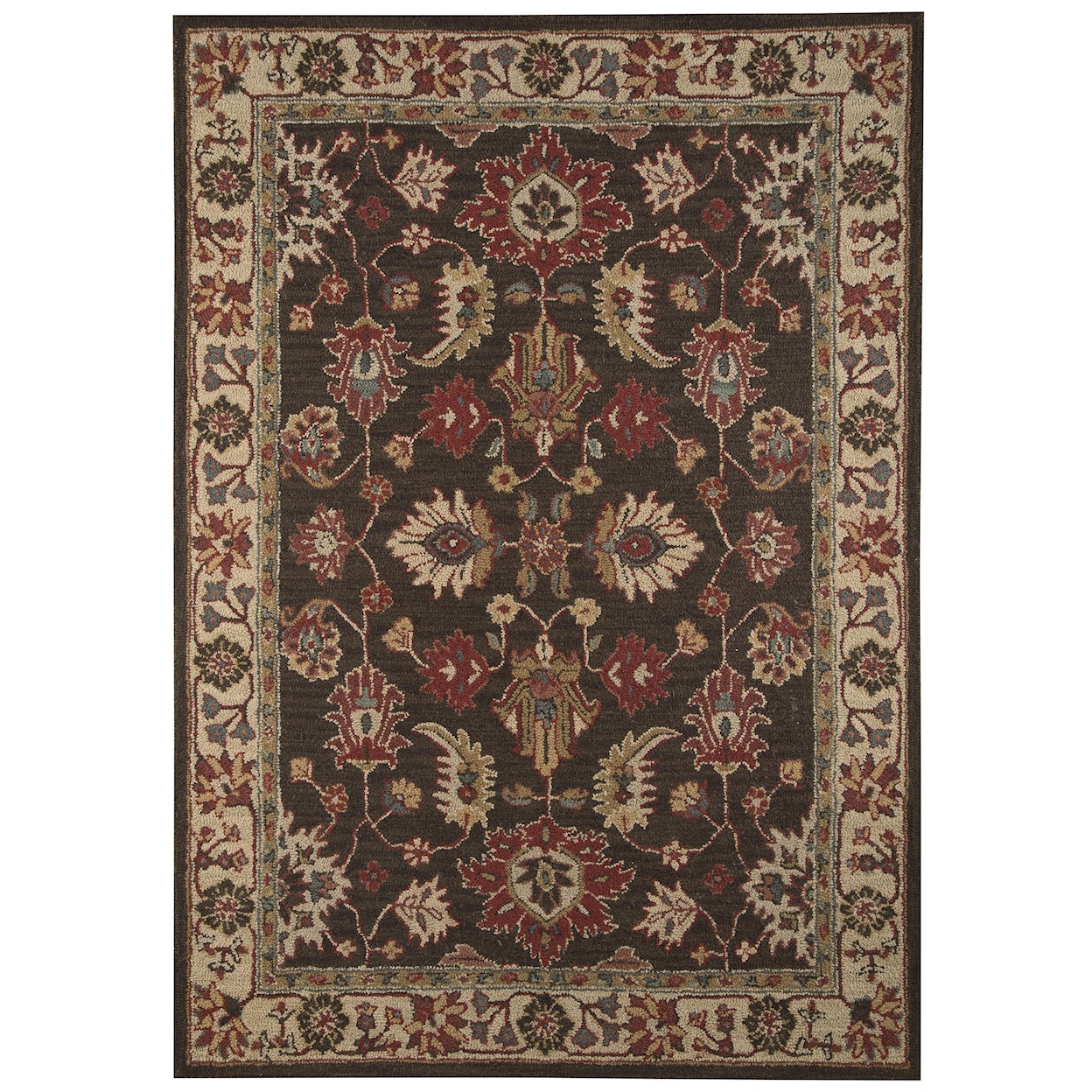 Signature Design by Ashley Traditional Classics Area Rugs Stavens Brown Medium Rug