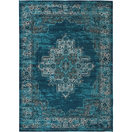 Moore Blue/Teal Large Rug