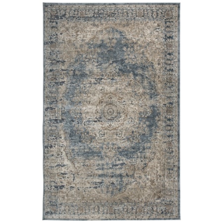 South Blue/Tan Large Rug