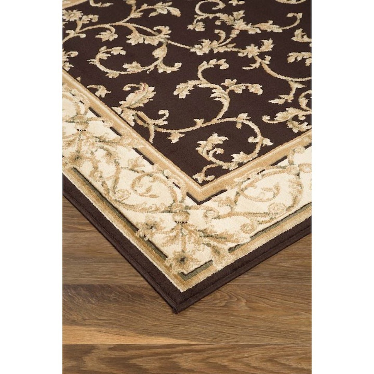 Ashley Furniture Signature Design Traditional Classics Area Rugs Jameel Brown/Gold Medium Rug