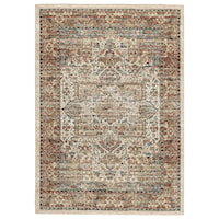 Jirair Tan/Blue/Rust Large Rug