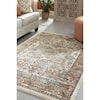 Signature Design by Ashley Traditional Classics Area Rugs Jirair Tan/Blue/Rust Medium Rug