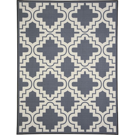 Jacory Gray/White Medium Rug