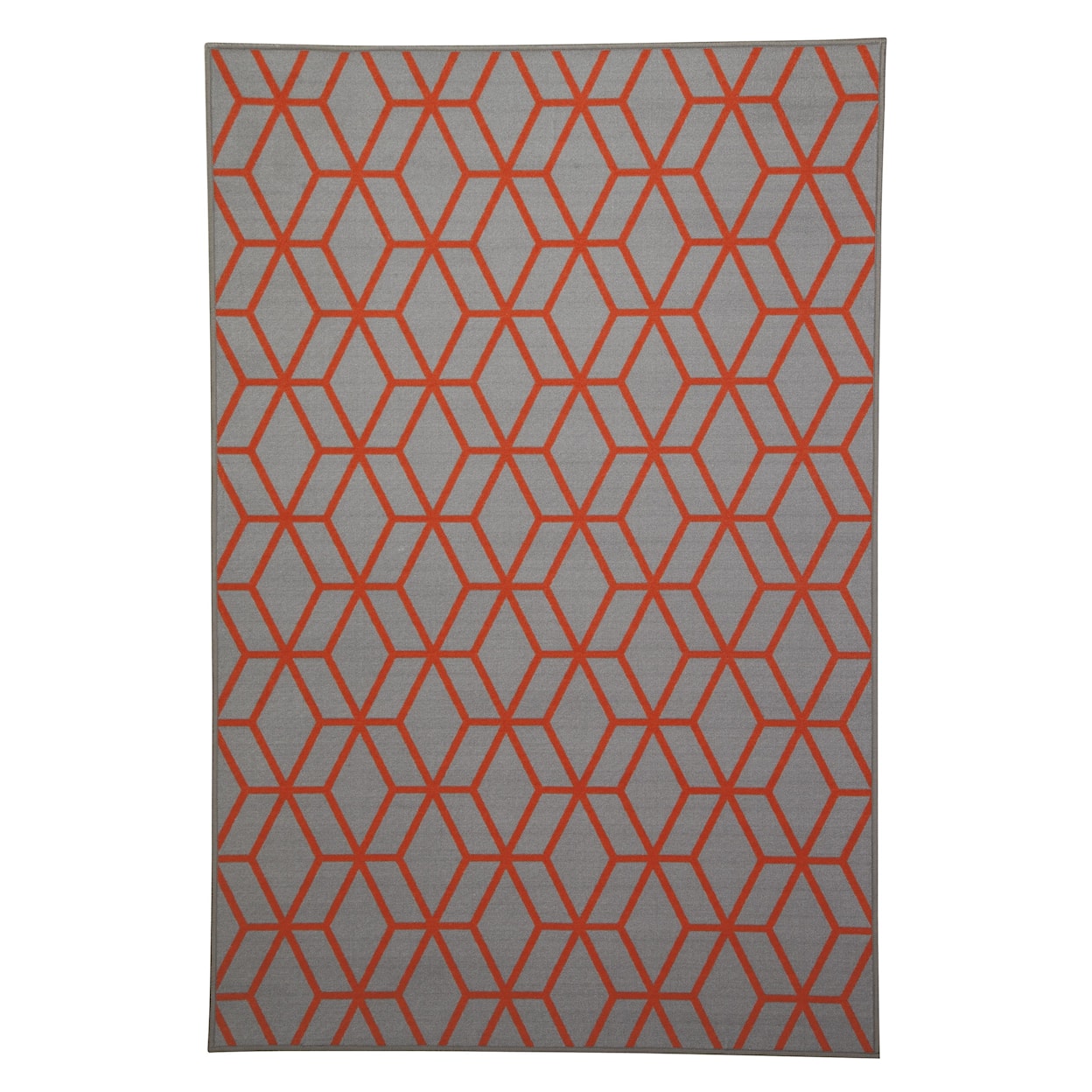 Ashley Furniture Signature Design Transitional Area Rugs Rico Orange Medium Rug