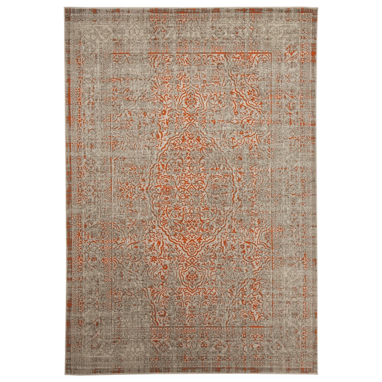 Ashley Furniture Signature Design Transitional Area Rugs Angelito Seaspray Medium Rug