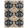 Ashley Furniture Signature Design Transitional Area Rugs Saville Blue/Brown Large Rug