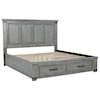 Signature Design by Ashley Russelyn 3 Piece Queen Panel Bed with Storage