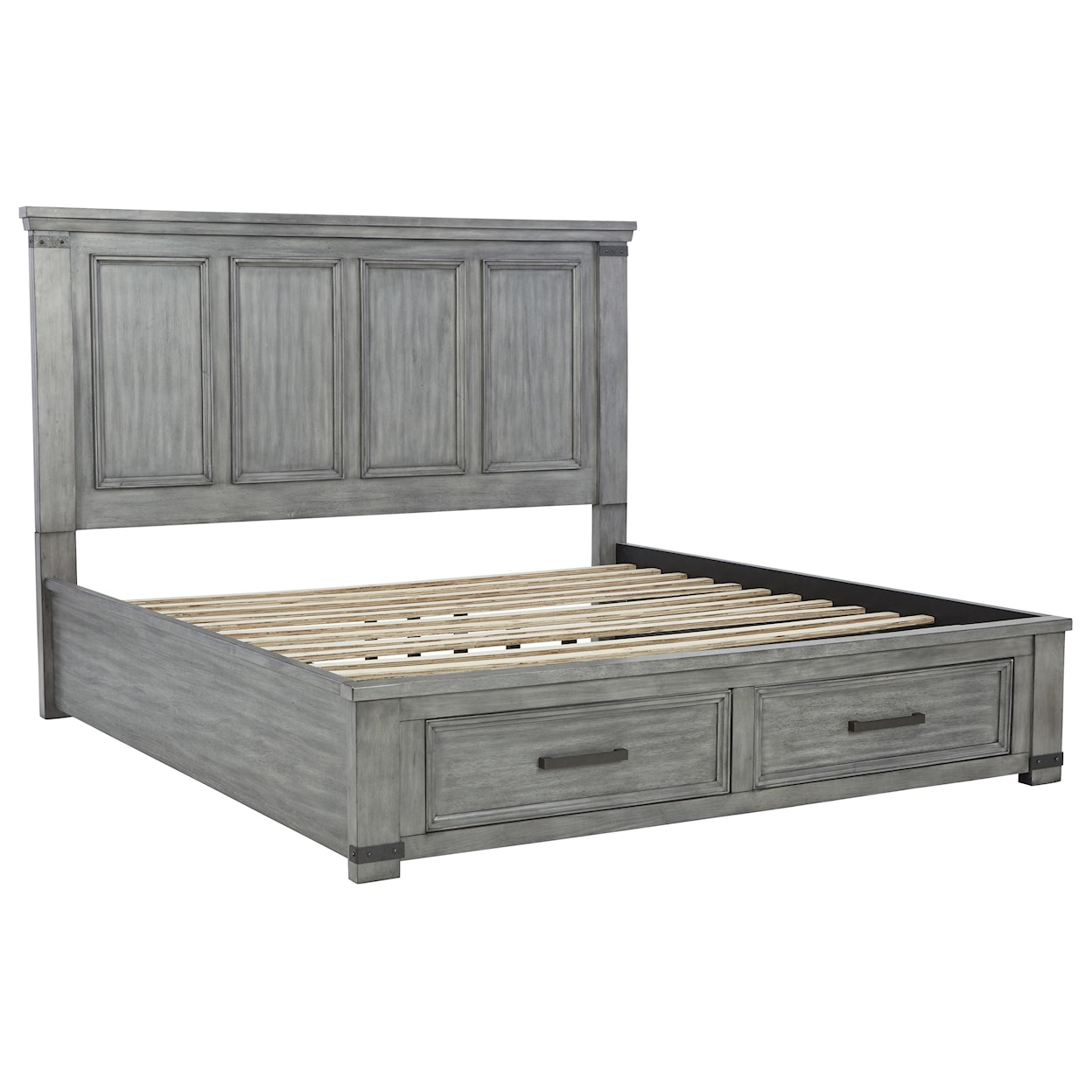 Signature Design by Ashley Russelyn 3 Piece King Panel Bed with Storage