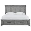 Signature Design by Ashley Russelyn 3 Piece Queen Panel Bed with Storage