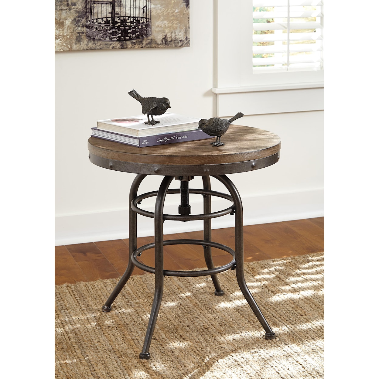 Signature Design by Ashley Vennilux Round End Table